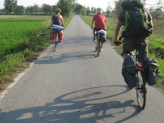 Un tratto di ciclovia della Città Murate